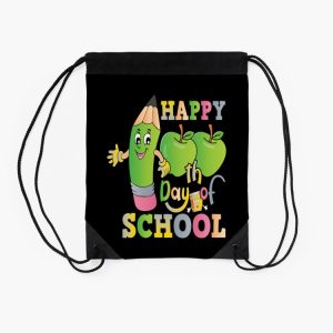Happy 100 Days Of School Drawstring Bag DSB1474 2