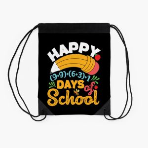 Happy 100 Days Of School Drawstring Bag DSB1477 2