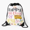Happy 100Th Day Of School 100 Days Of School Teacher Student Drawstring Bag DSB1230