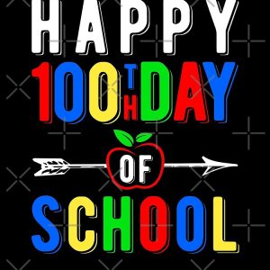 Happy 100Th Day Of School 2023 Drawstring Bag DSB118 1
