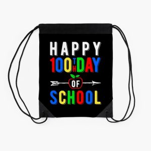 Happy 100Th Day Of School 2023 Drawstring Bag DSB118 2