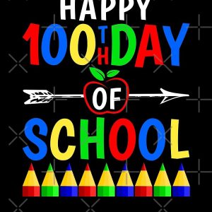 Happy 100Th Day Of School 2023 Drawstring Bag DSB137 1