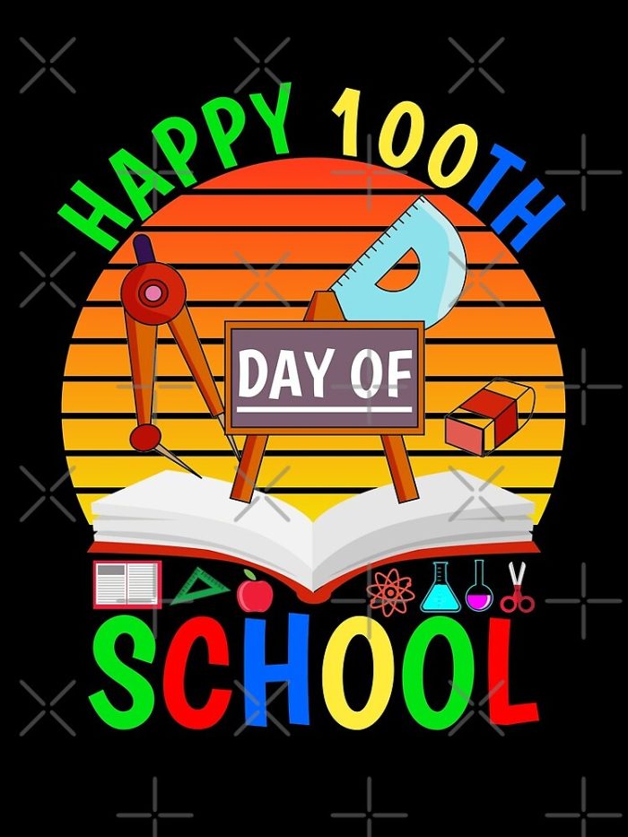 Happy 100Th Day Of School 2023 Drawstring Bag DSB186 1
