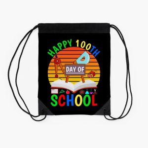 Happy 100Th Day Of School 2023 Drawstring Bag DSB186 2