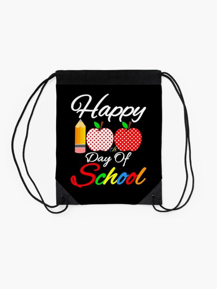 Happy 100Th Day Of School 2023 Drawstring Bag DSB189 2