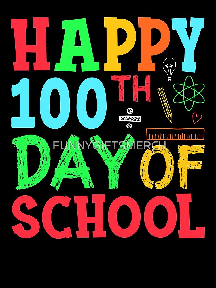 Happy 100Th Day Of School Drawstring Bag DSB1364 1