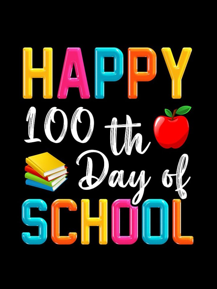 Happy 100Th Day Of School Drawstring Bag DSB1385 1