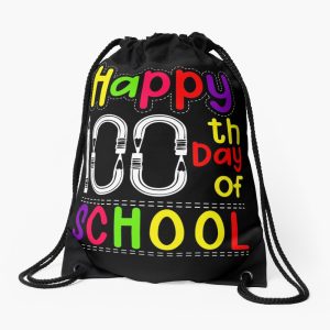 Happy 100Th Day Of School Drawstring Bag DSB174