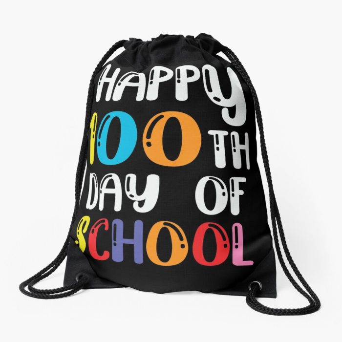 Happy 100Th Day Of School Drawstring Bag DSB239