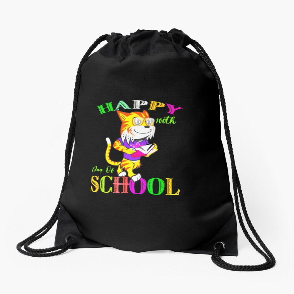 Happy 100Th Day Of School Drawstring Bag DSB578