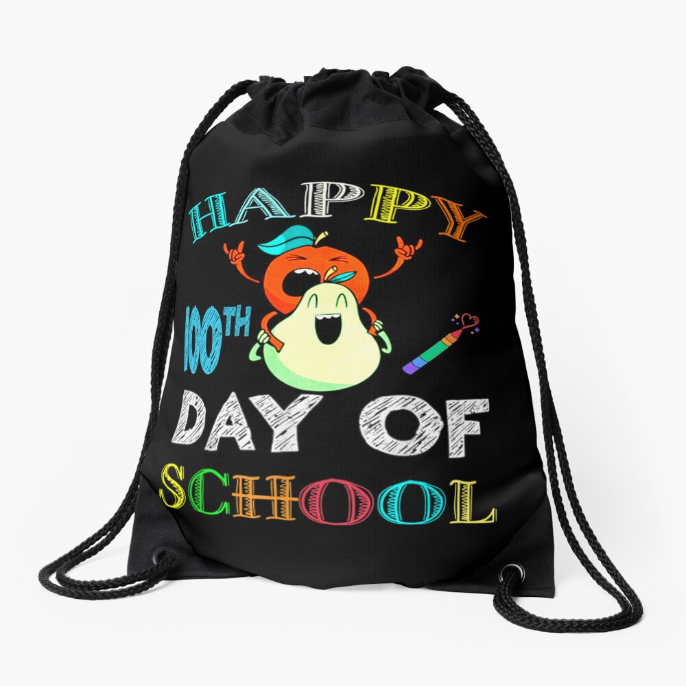 Happy 100Th Day Of School Drawstring Bag DSB657