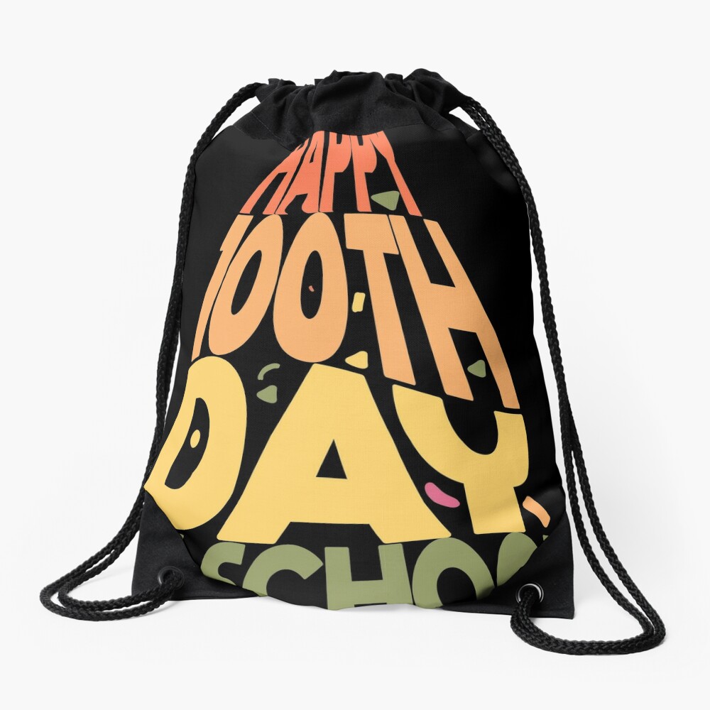 Happy 100Th Day Of School Drawstring Bag DSB762