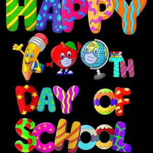 Happy 100Th Day Of School Kindergarten Teacher Student Backpack PBP1426 1