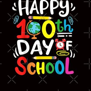 Happy 100Th Day Of School Teacher Essential Drawstring Bag DSB422 1