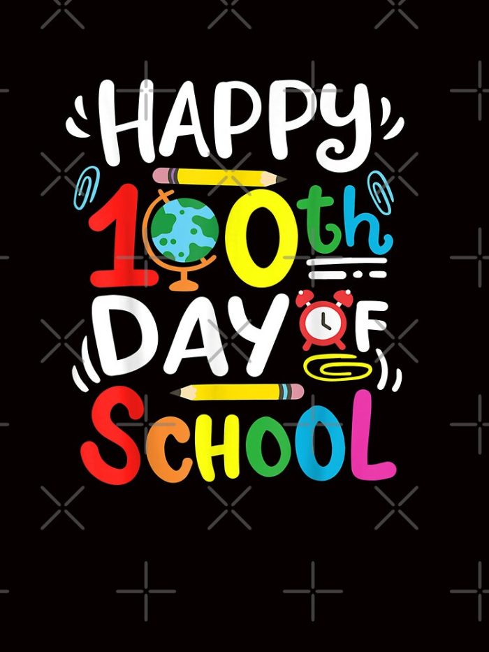 Happy 100Th Day Of School Teacher Essential Drawstring Bag DSB422 1