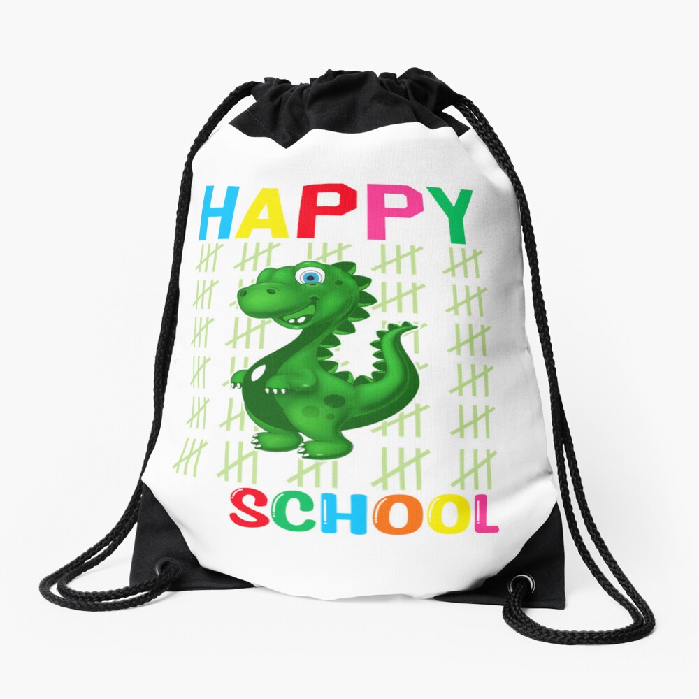 Happy Back To School Drawstring Bag DSB072