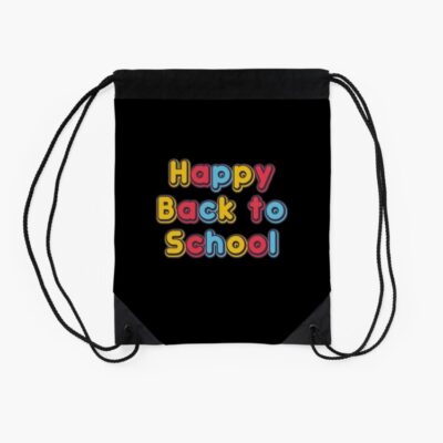 Happy Back To School Drawstring Bag DSB1171 2