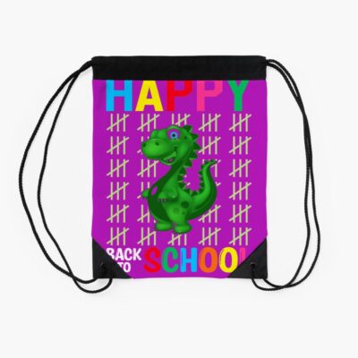 Happy Back To School Drawstring Bag DSB472 2 Happy Back To School Drawstring Bag DSB472 2