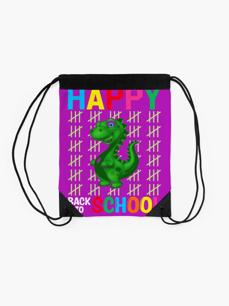 Happy-Back-To-School-Drawstring-Bag-DSB472-2 Happy Back To School Drawstring Bag DSB472 2
