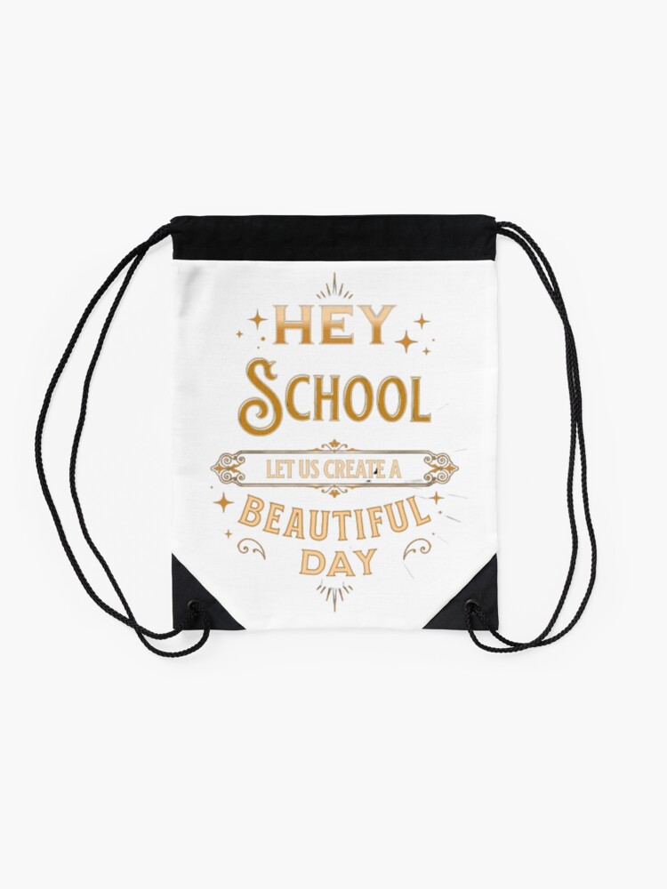 Happy-Back-To-School-First-Day-Of-School-Drawstring-Bag-DSB1080-2 Happy Back To School First Day Of School Drawstring Bag DSB1080 2