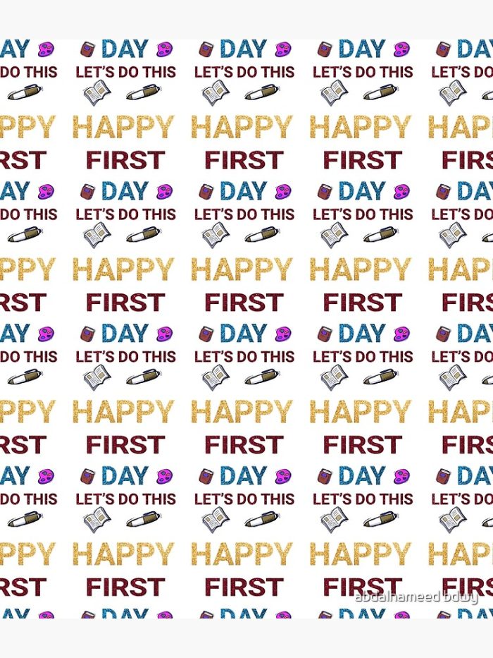 Happy First Day Lets Do This Welcome Back To School Backpack PBP1097 1