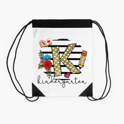 Happy First Day Of Kindergarten Back To School Drawstring Bag DSB050 2 Happy First Day Of Kindergarten Back To School Drawstring Bag DSB050 2