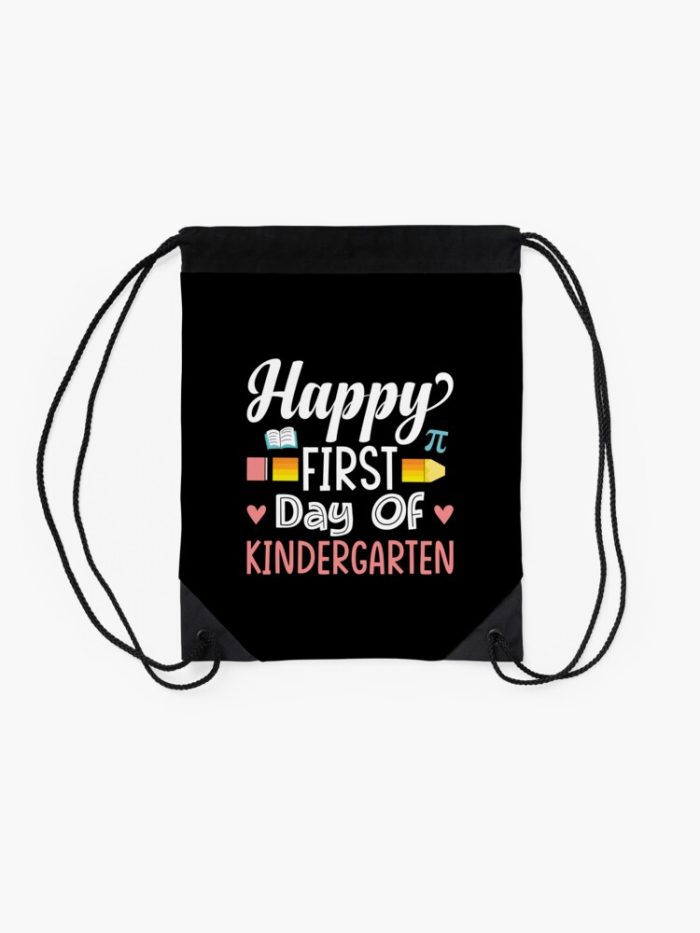 Happy First Day Of Kindergarten Drawstring Bag DSB1382 2