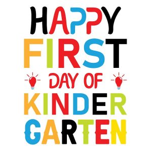 Happy First Day Of Kindergarten Drawstring Bag DSB347 1