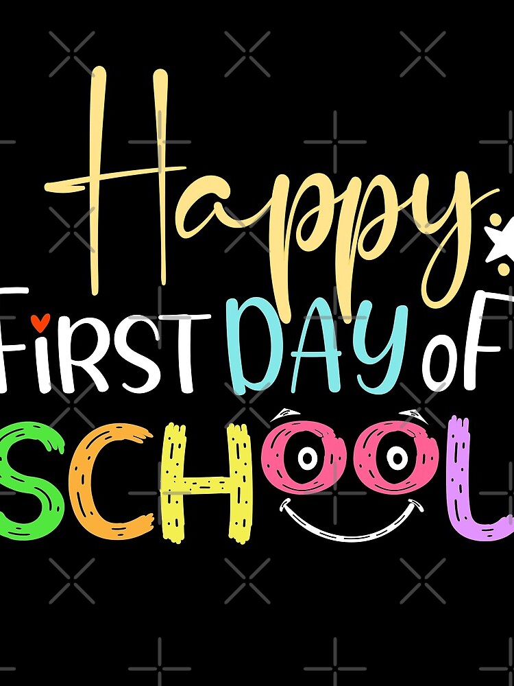 Happy First Day Of School 1St Day Of School Back To School For Kids Students Teachers And Parents Drawstring Bag DSB528 1