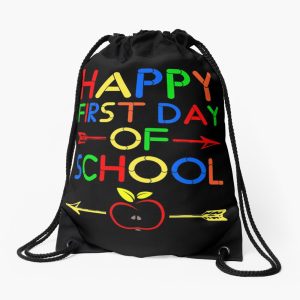 Happy First Day Of School 2020 Drawstring Bag DSB1387