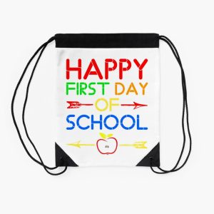 Happy First Day Of School 2023 Drawstring Bag DSB1472 2