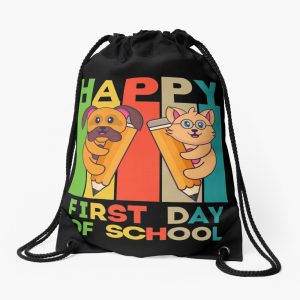 Happy First Day Of School 2023 Drawstring Bag DSB643