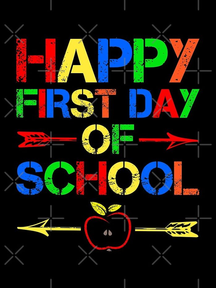 Happy First Day Of School 2023 Vintage Drawstring Bag DSB1218 1