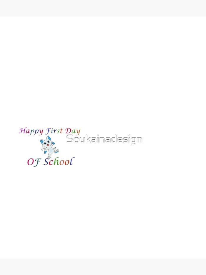 Happy First Day Of School Cat Lover Gift For Teacher Students Backpack PBP1109 1