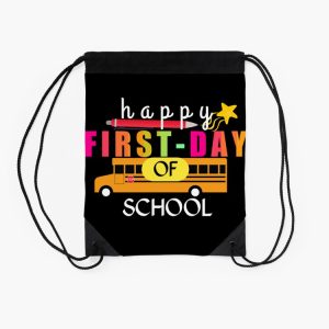 Happy First Day Of School Drawstring Bag DSB004 2