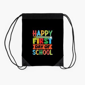 Happy First Day Of School Drawstring Bag DSB010 2