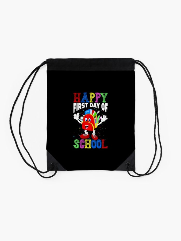 Happy First Day Of School Drawstring Bag DSB011 2