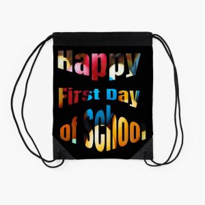 Happy First Day Of School Drawstring Bag DSB020 2