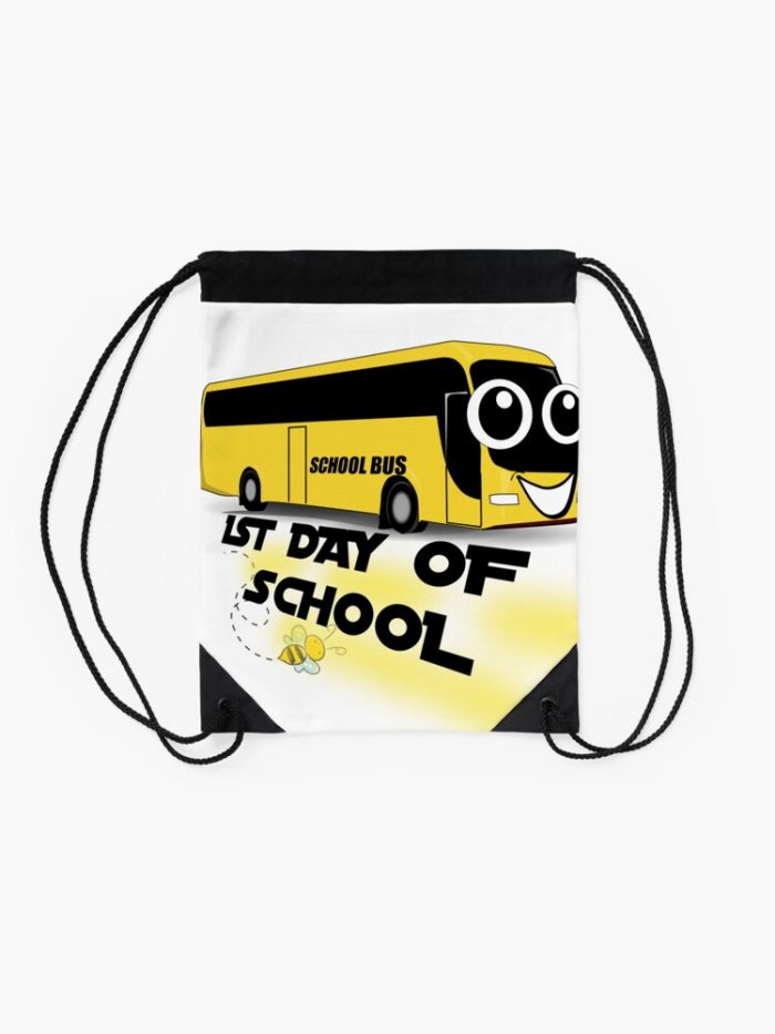 Happy First Day Of School Drawstring Bag DSB060 2