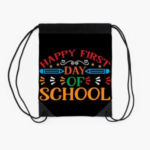 Happy First Day Of School Drawstring Bag DSB061 2