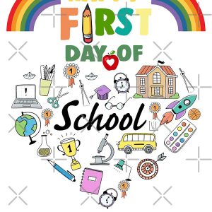 Happy First Day Of School Drawstring Bag DSB1150 1