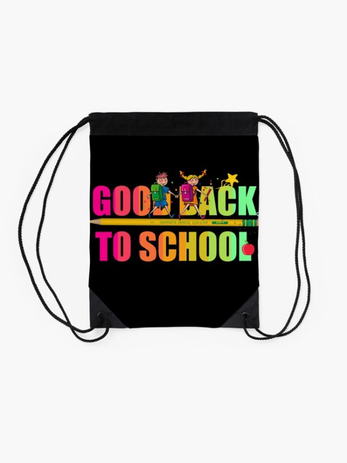 Happy First Day Of School Drawstring Bag DSB135 2