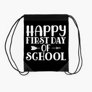 Happy First Day Of School Drawstring Bag DSB192 2