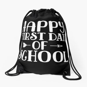 Happy First Day Of School Drawstring Bag DSB192