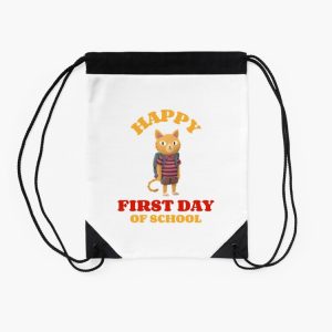 Happy First Day Of School Drawstring Bag DSB210 2