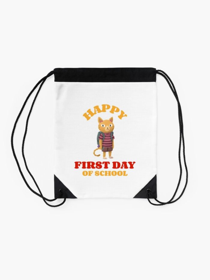 Happy First Day Of School Drawstring Bag DSB210 2