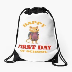 Happy First Day Of School Drawstring Bag DSB210