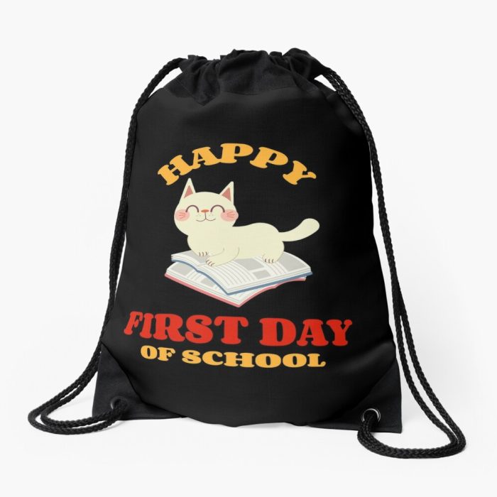 Happy First Day Of School Drawstring Bag DSB224
