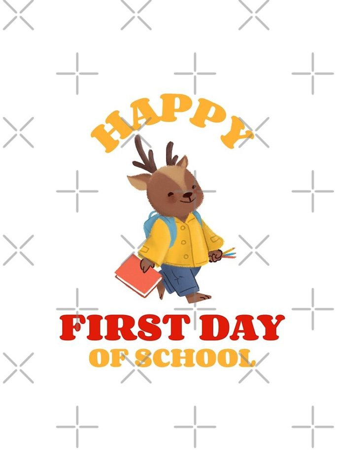 Happy First Day Of School Drawstring Bag DSB262 1