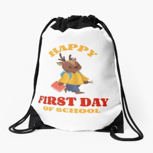 Happy First Day Of School Drawstring Bag DSB262